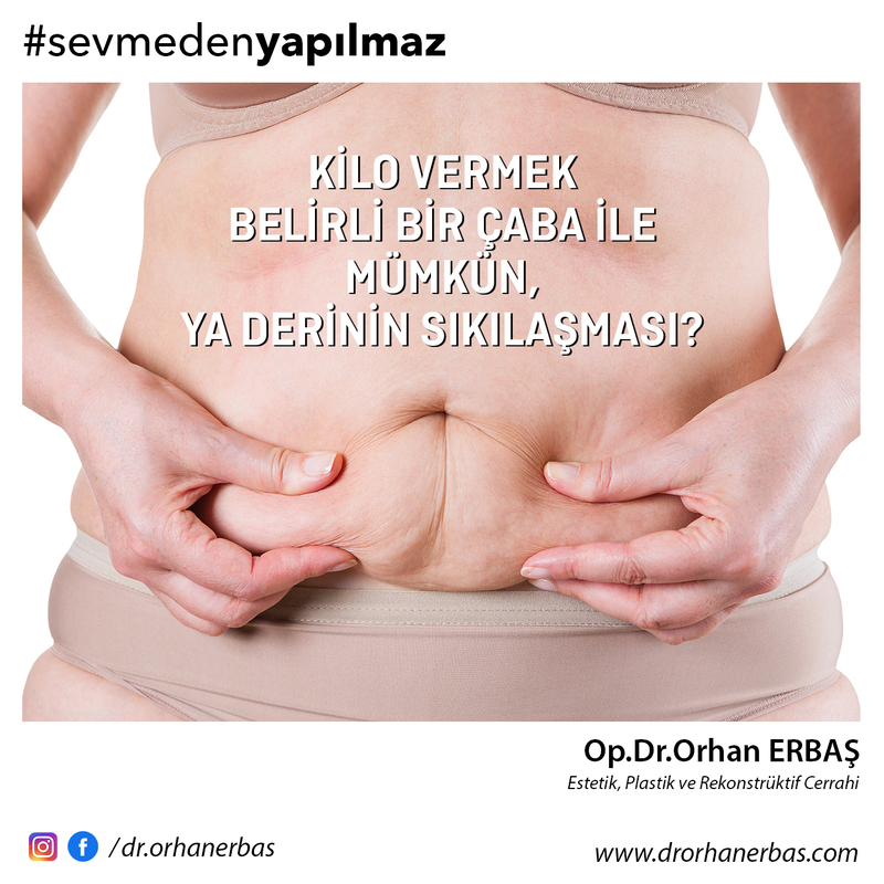 Kilo Vermek Belirli Bir Çaba ile Mümkün, Ya Derinin Sıkılaşması!